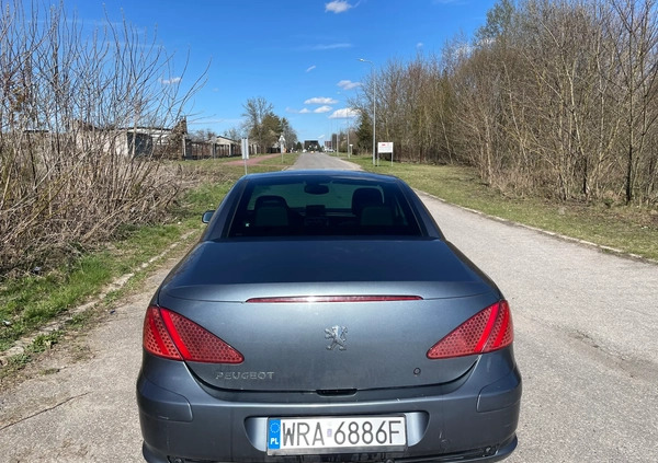 Peugeot 307 CC cena 11000 przebieg: 286000, rok produkcji 2008 z Warszawa małe 106